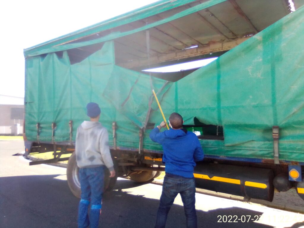 truck curtain repair